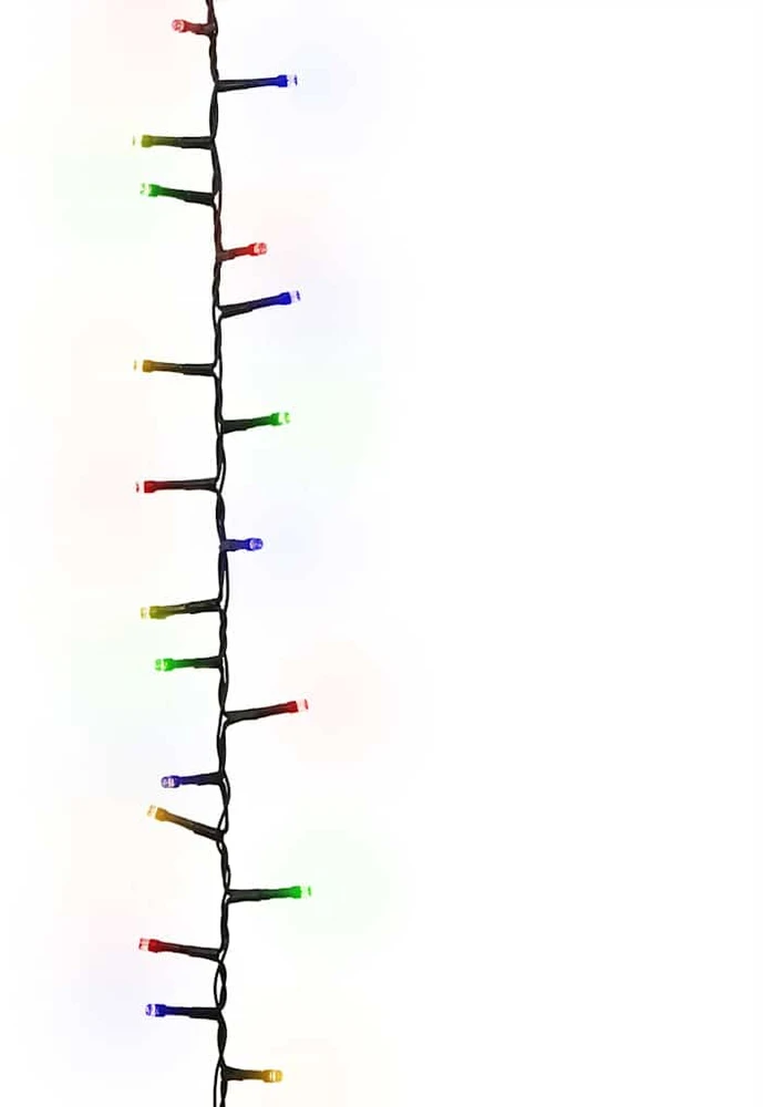 Smulkių LED lempučių girlianda, 45m, PVC, 2000 spalvotų LED