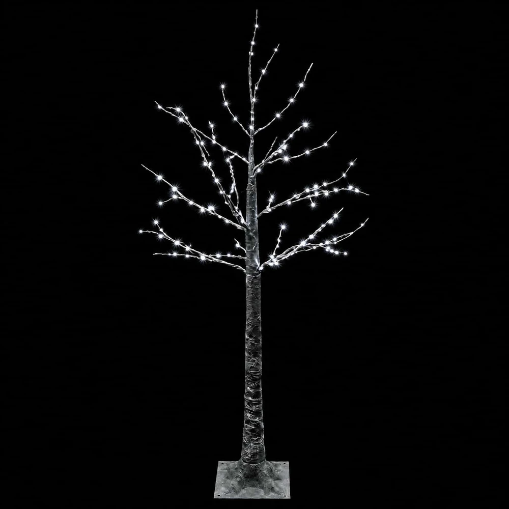 Sniegu padengta LED Kalėdų eglutė Ruda 22 x 22 x 120 cm