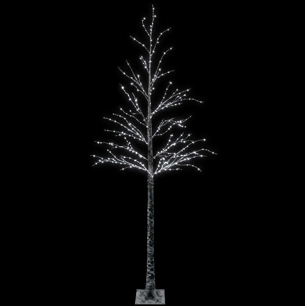 Sniegu padengta LED Kalėdų eglutė Ruda 25 x 25 x 210 cm
