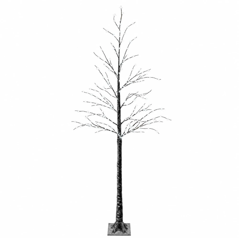 Sniegu padengta LED Kalėdų eglutė Ruda 25 x 25 x 210 cm