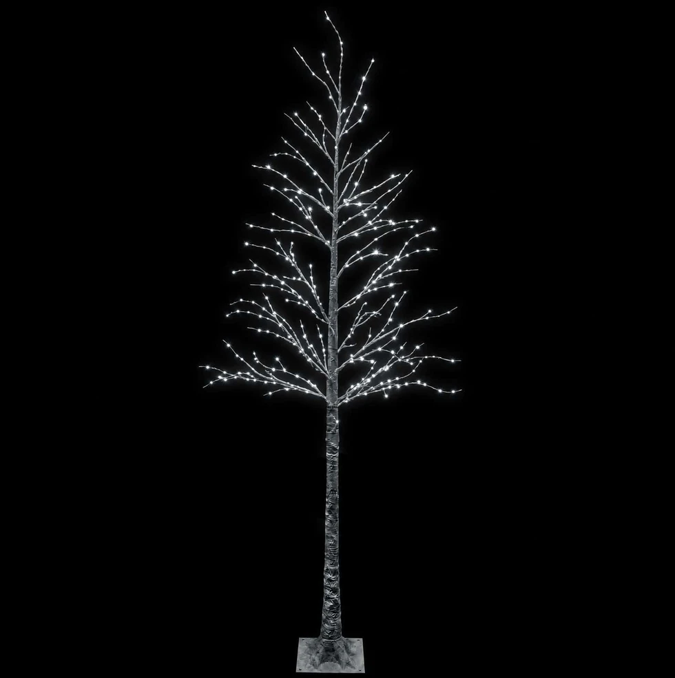 Sniegu padengta LED Kalėdų eglutė Ruda 25 x 25 x 240 cm