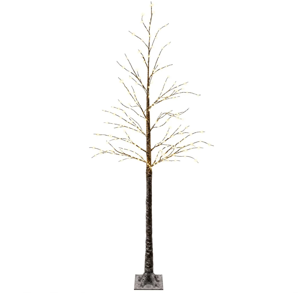 Sniegu padengta LED Kalėdų eglutė Ruda 25 x 25 x 210 cm