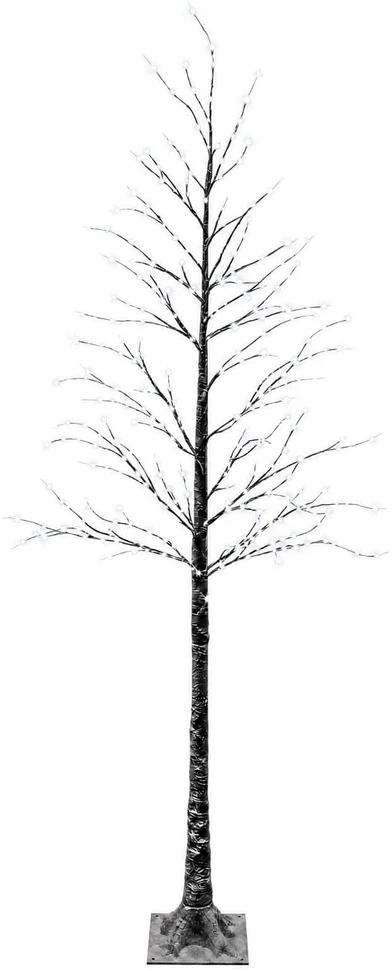 Sniegu padengta LED Kalėdų eglutė Ruda 25 x 25 x 240 cm
