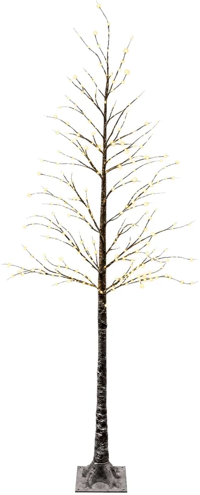 Sniegu padengta LED Kalėdų eglutė Ruda 25 x 25 x 240 cm