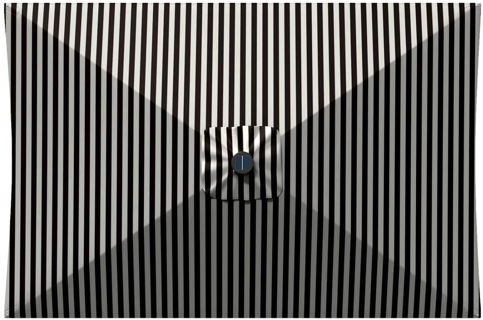 Sodo skėtis su LED šviesomis ir standu 200 x 300 cm Poliesteris