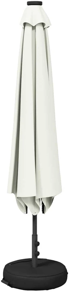 Sodo skėtis su LED šviesomis ir standu 200 x 300 cm Poliesteris