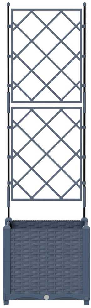 Sodo vazonas Pilka 40 x 40 x 143 cm PP