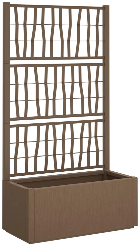 Sodas vazonas su trellis Ruda 80 x 36 x 140 cm PP