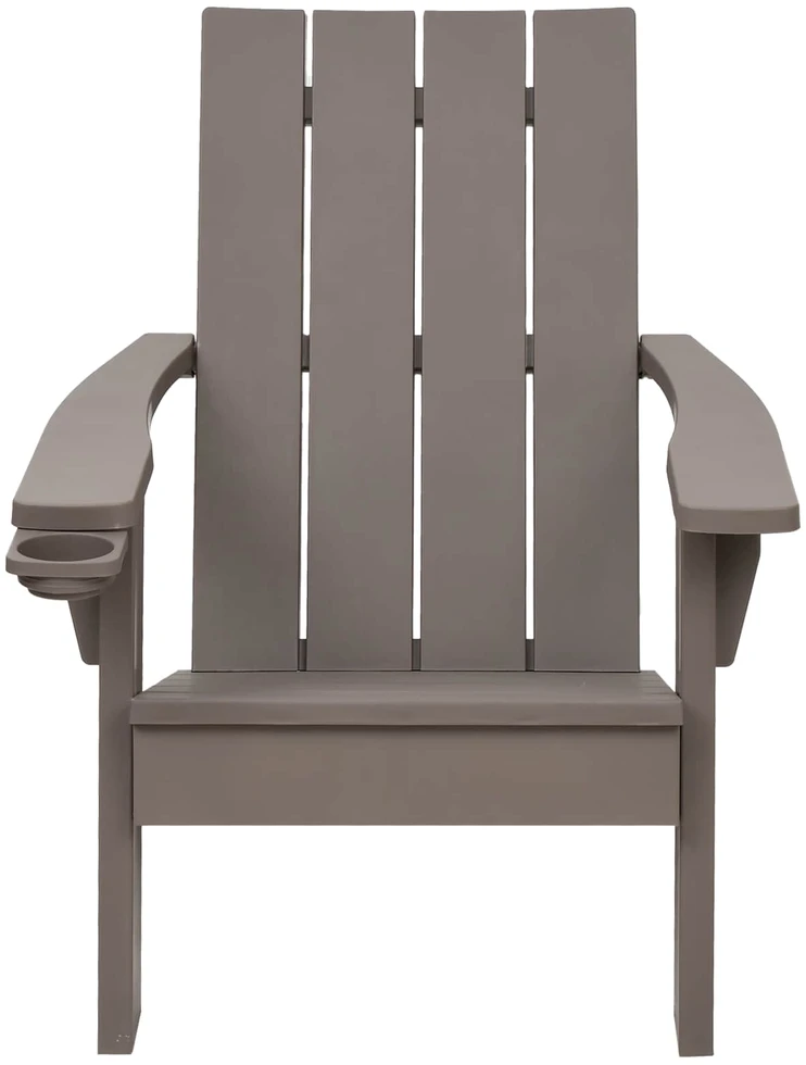 Sodo adirondack kėdė, šviesiai ruda, 75x88,5x89,5cm, PP