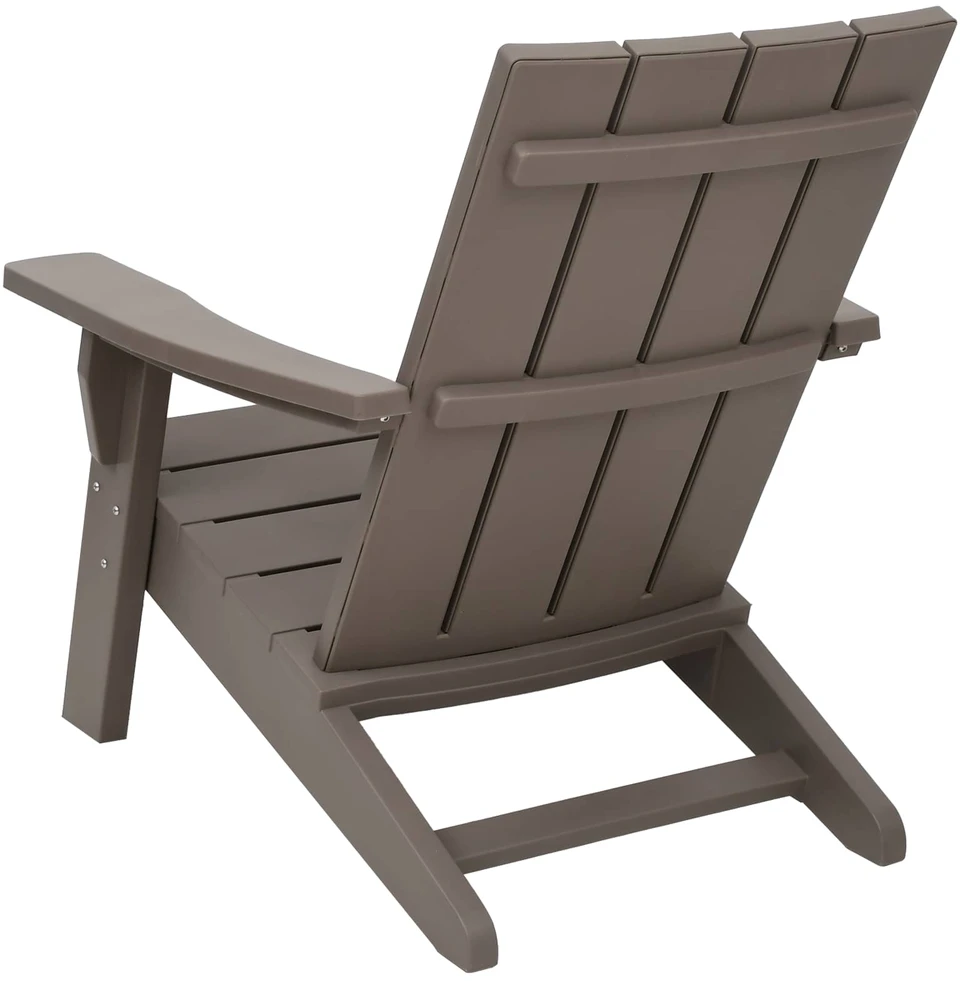 Sodo adirondack kėdė, šviesiai ruda, 75x88,5x89,5cm, PP