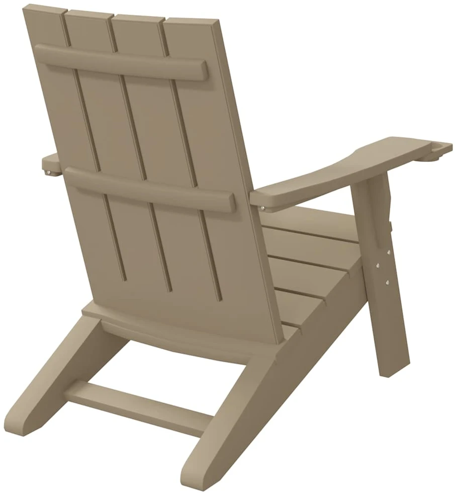 Sodo adirondack kėdė, šviesiai ruda, 75x88,5x89,5cm, PP