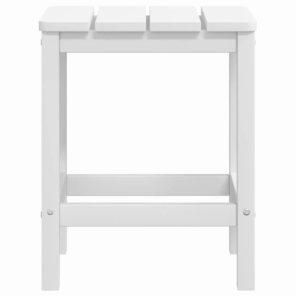Sodo Adirondack staliukas, baltos spalvos, 38x38x46cm, HDPE