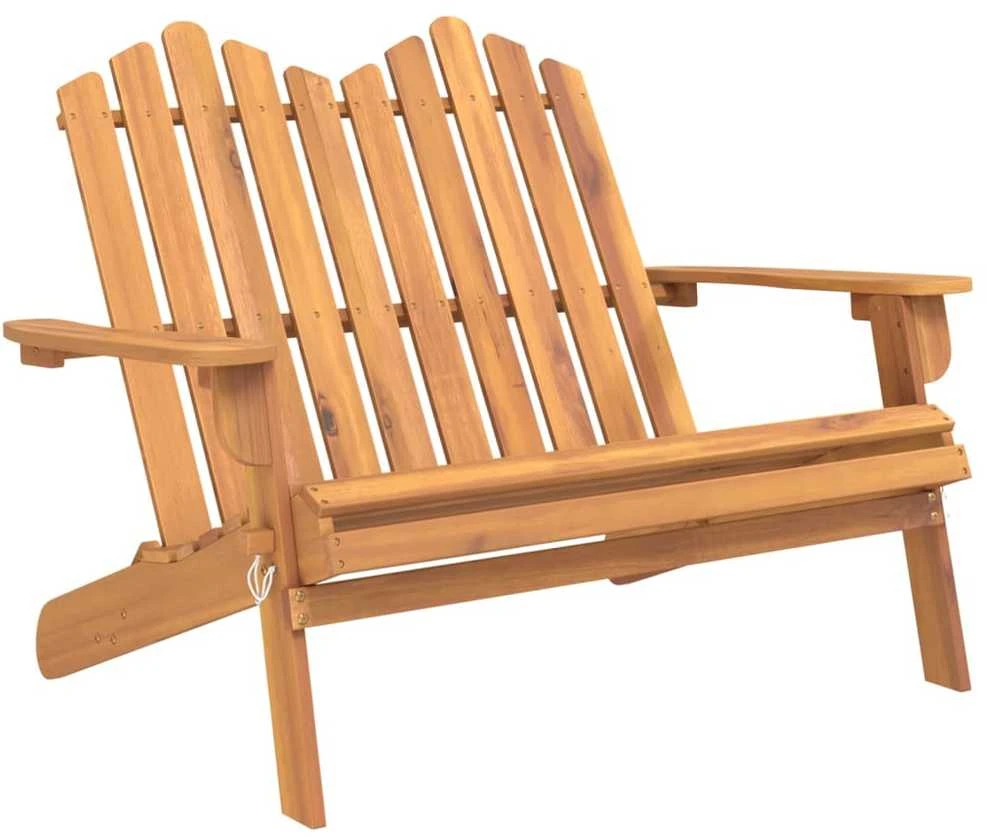 Sodo adirondack suoliukas, 126cm, akacijos medienos masyvas
