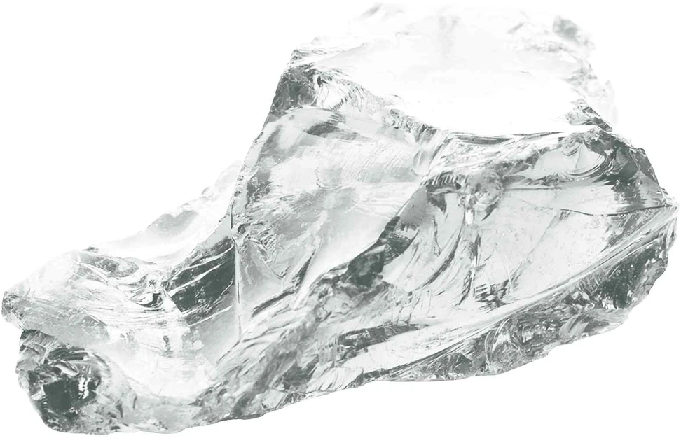 Sodo Akmenys Balta 12 cm Stiklas