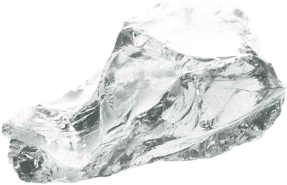 Sodo Akmenys Balta 12 cm Stiklas