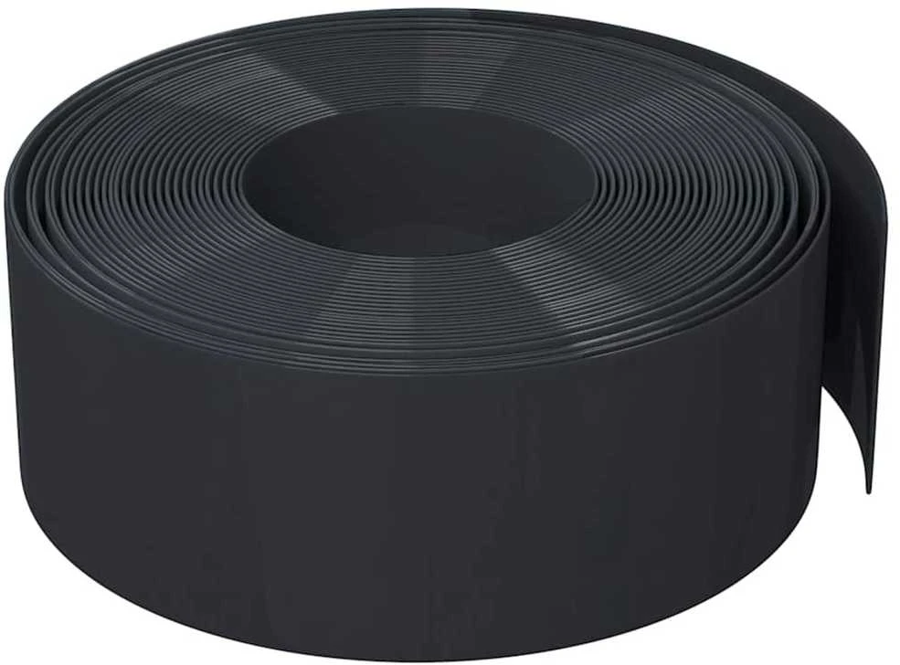 Sodo apvadai, 2vnt., juodas, 10m, 20cm, polietilenas