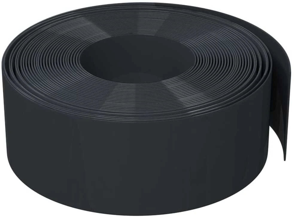 Sodo apvadai, 2vnt., juodas, 10m, 20cm, polietilenas