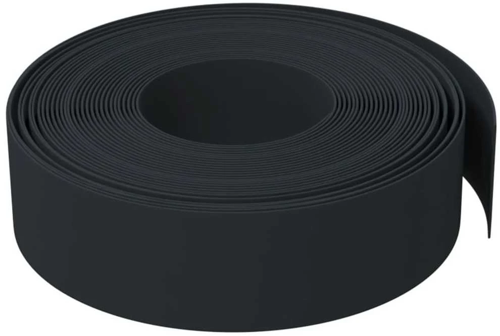 Sodo apvadai, 5vnt., juodas, 10m, 15cm, polietilenas
