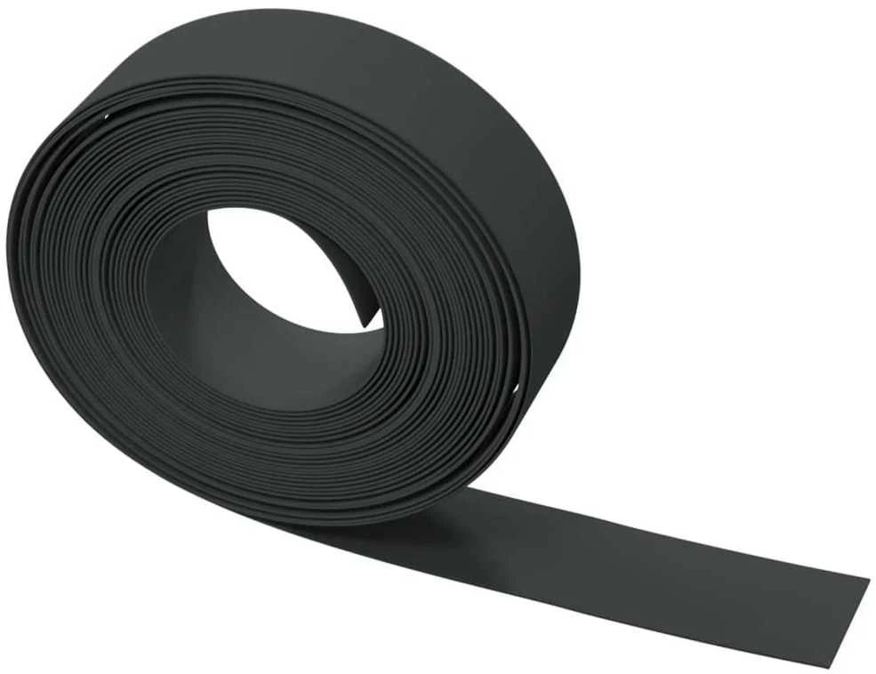 Sodo apvadai, 5vnt., juodas, 10m, 15cm, polietilenas