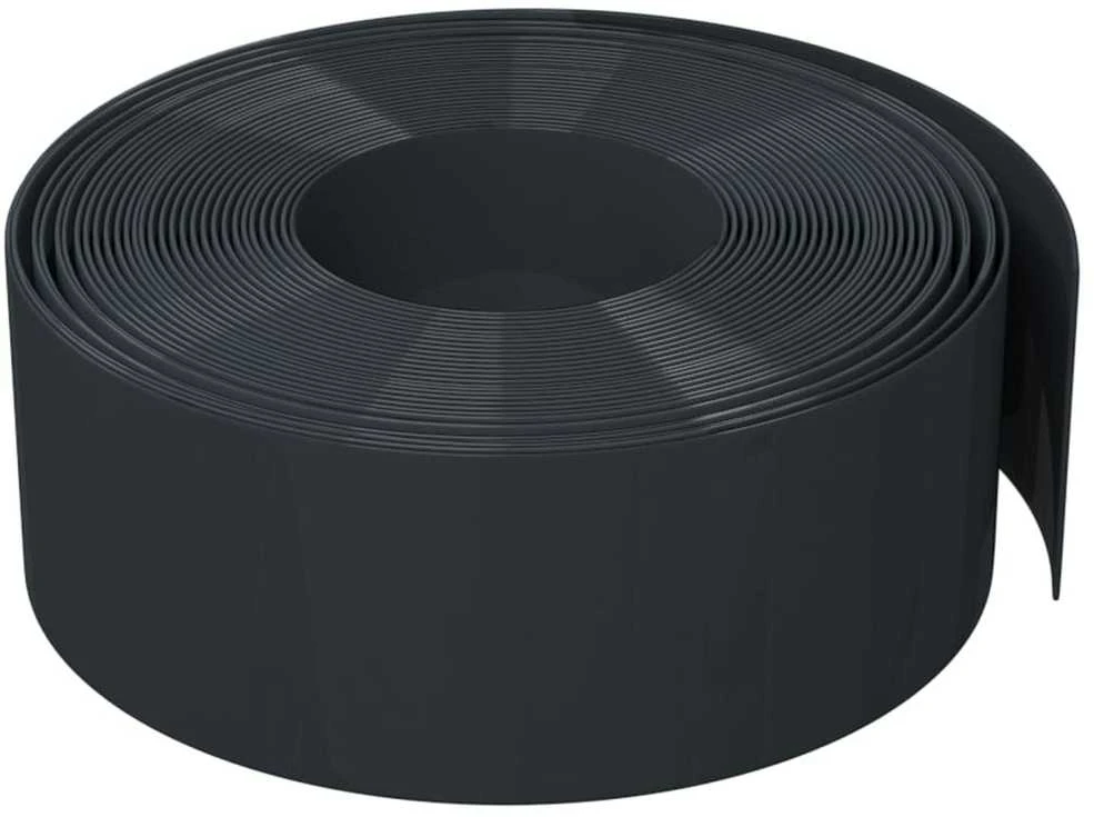 Sodo apvadai, 5vnt., juodas, 10m, 20cm, polietilenas