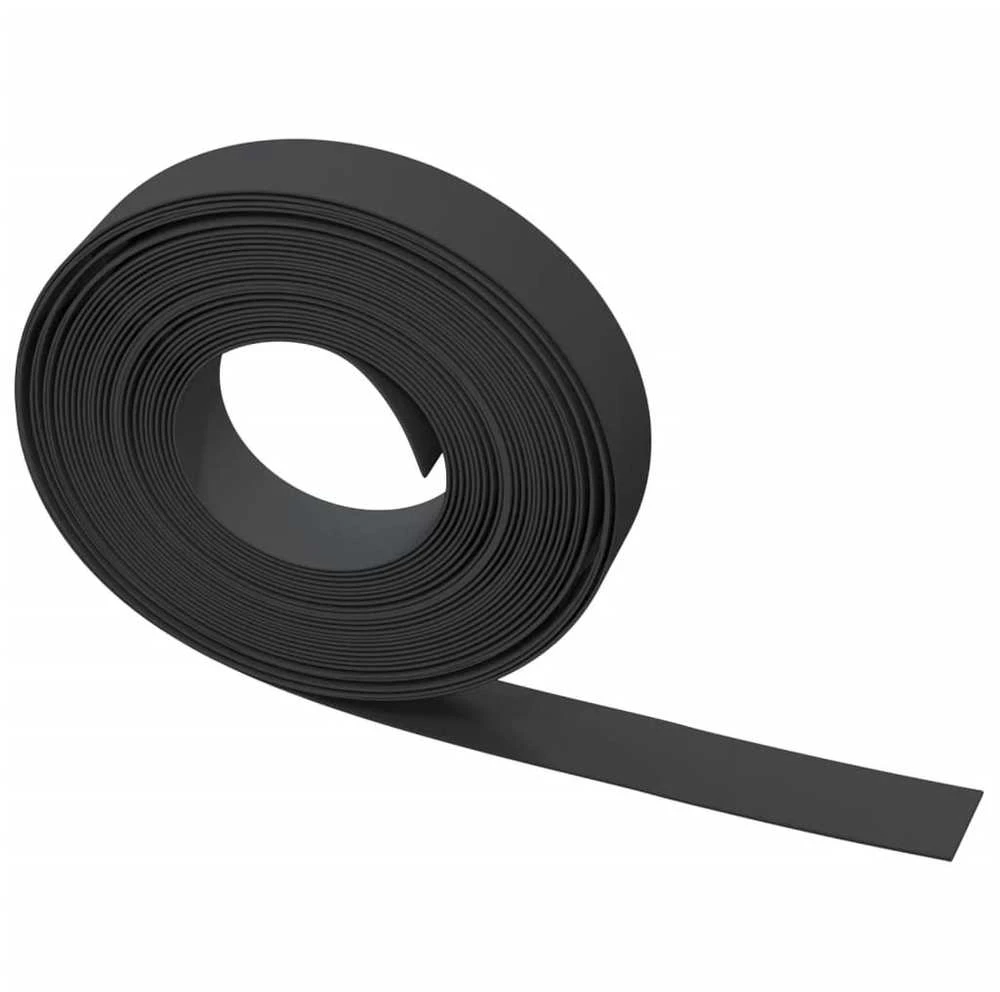 Sodo apvadai, 5vnt., juodi, 10m, 10cm, polietilenas