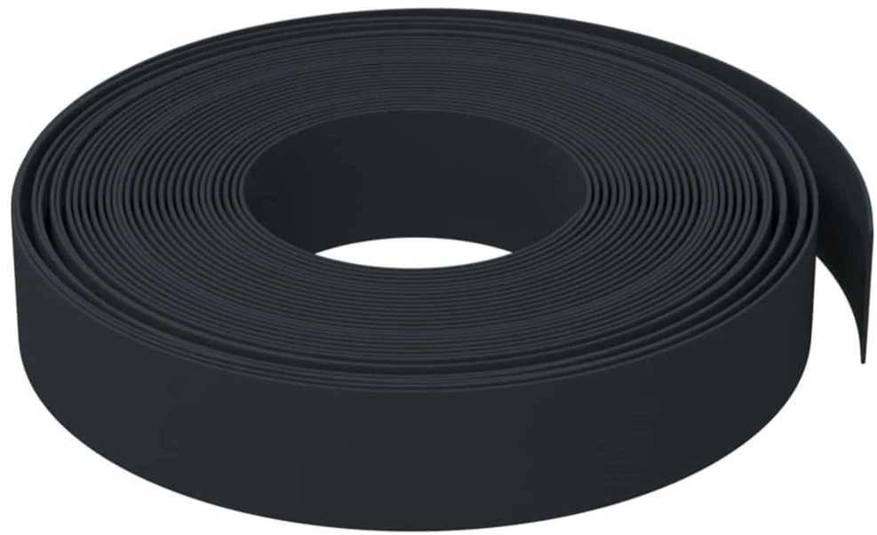 Sodo apvadai, 5vnt., juodi, 10m, 10cm, polietilenas