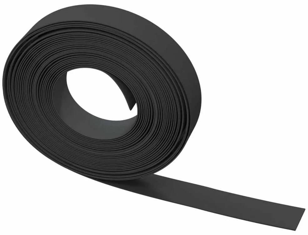 Sodo apvadai, 5vnt., juodi, 10m, 10cm, polietilenas