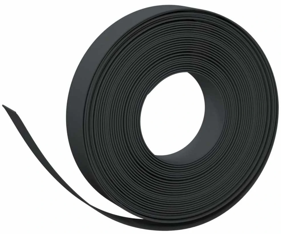 Sodo apvadas, juodos spalvos, 10m, 10cm, polietilenas