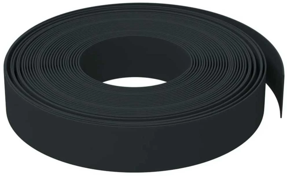 Sodo apvadas, juodos spalvos, 10m, 10cm, polietilenas