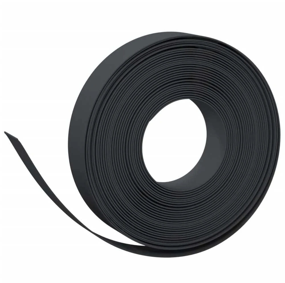 Sodo apvadas, juodos spalvos, 10m, 10cm, polietilenas