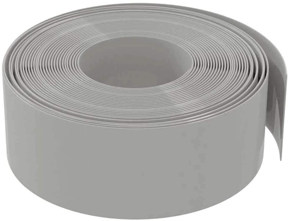 Sodo apvadas, pilkos spalvos, 10m, 20cm, polietilenas