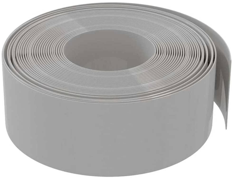 Sodo apvadas, pilkos spalvos, 10m, 20cm, polietilenas