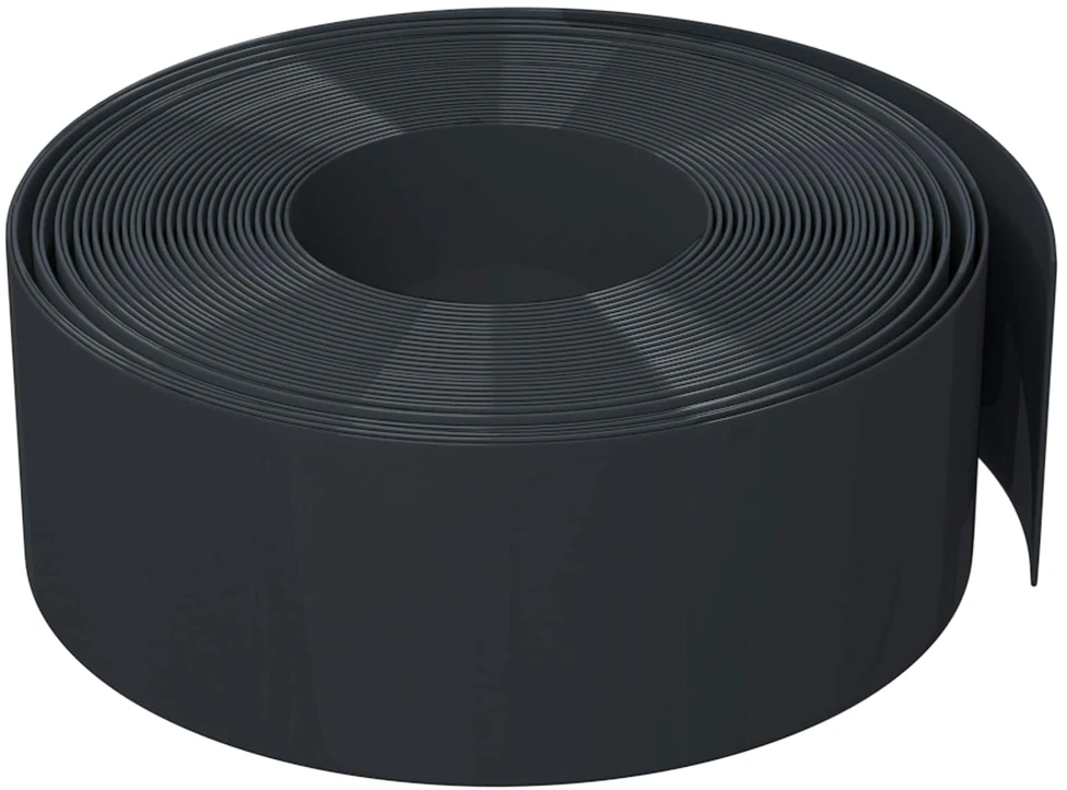 Sodo apylinkės 25 m 20 cm PE Juoda