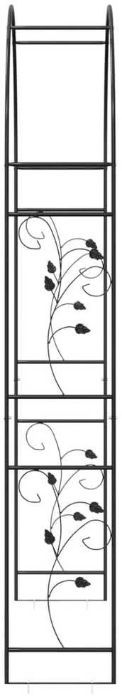 Sodo arka Juoda 115 x 37 x 231 cm