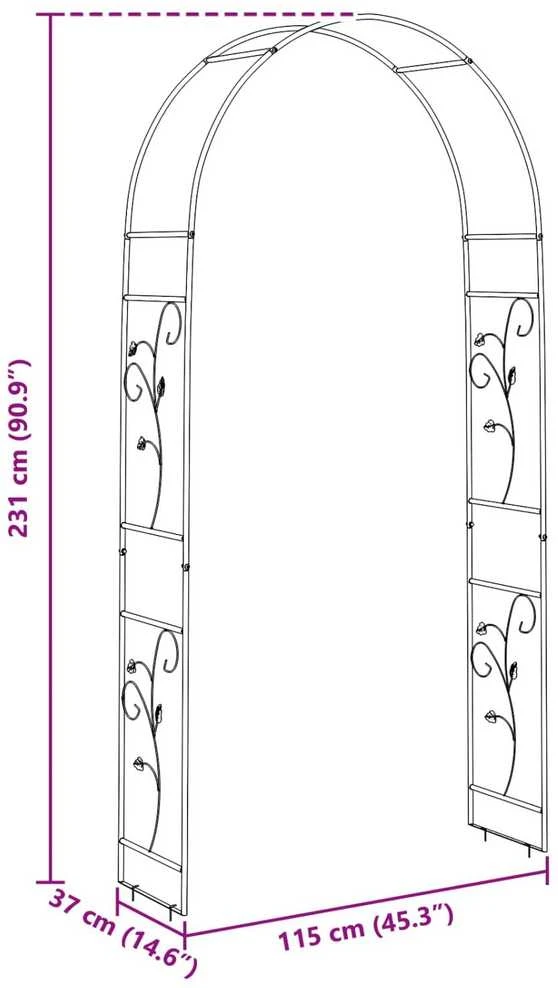 Sodo arka Žalia 115 x 37 x 231 cm