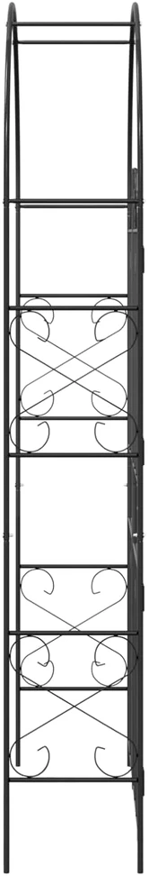 Sodo arka Juoda 115 x 37 x 226 cm Plienas