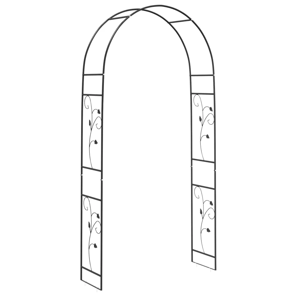 Sodo arka Juoda 115 x 37 x 231 cm