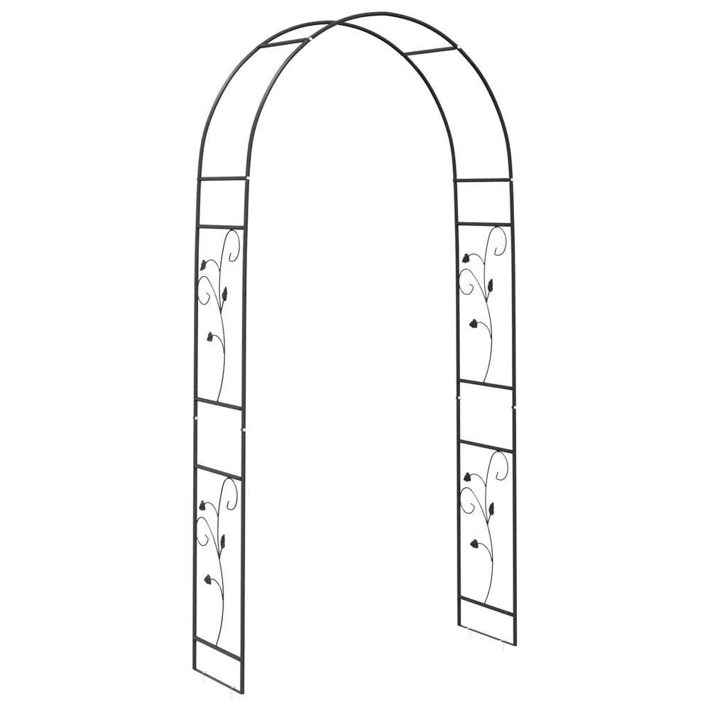 Sodo arka Juoda 115 x 37 x 231 cm