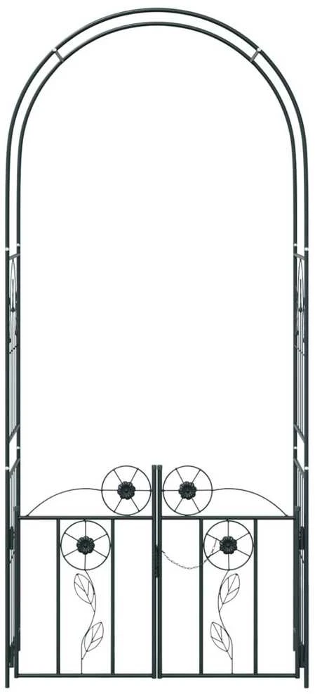 Sodo arka Juoda 102 x 50 x 218 cm Plienas