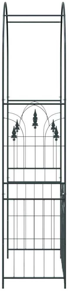 Sodo arka Juoda 102 x 50 x 218 cm Plienas