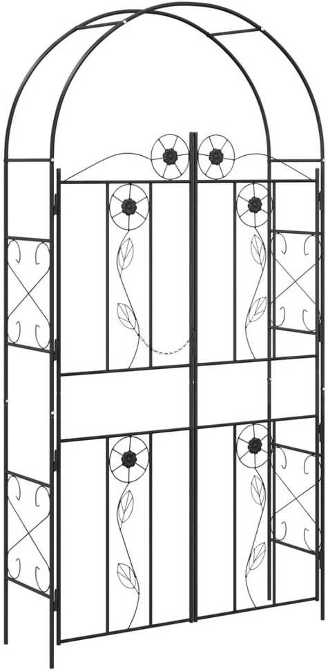 Sodo arka Juoda 115 x 37 x 226 cm Plienas