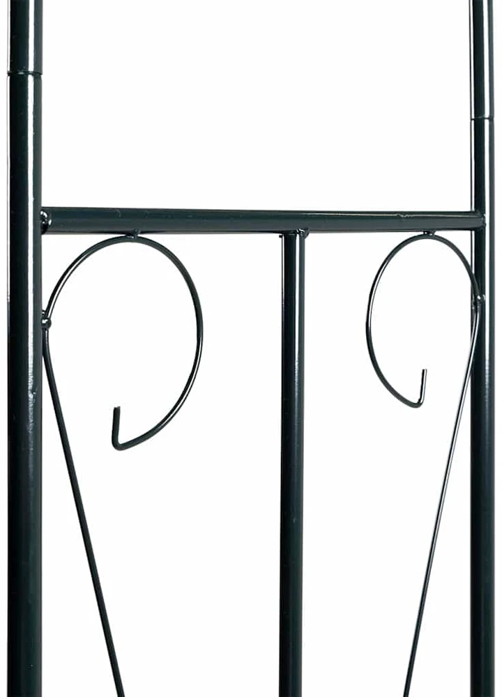 Sodo arka, tamsiai žalios spalvos, 120x38x258cm, geležis
