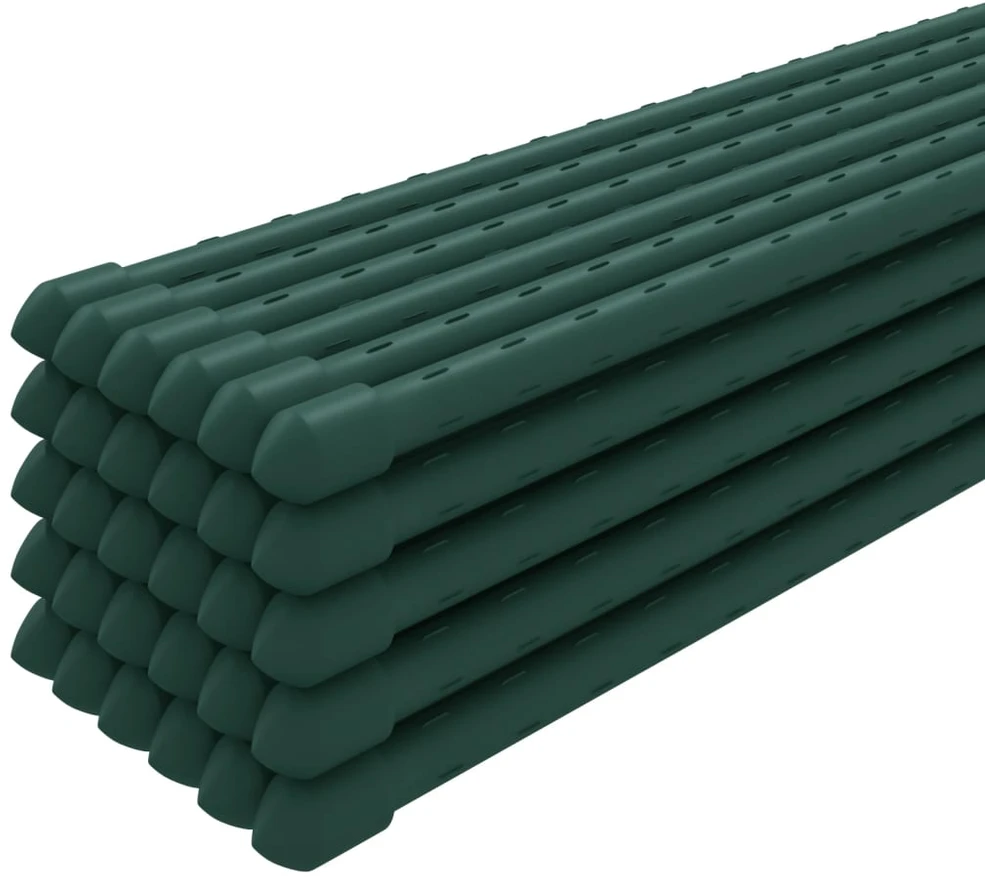Sodo augalų kuoliukai, 30vnt., žalios spalvos, 60cm, plienas