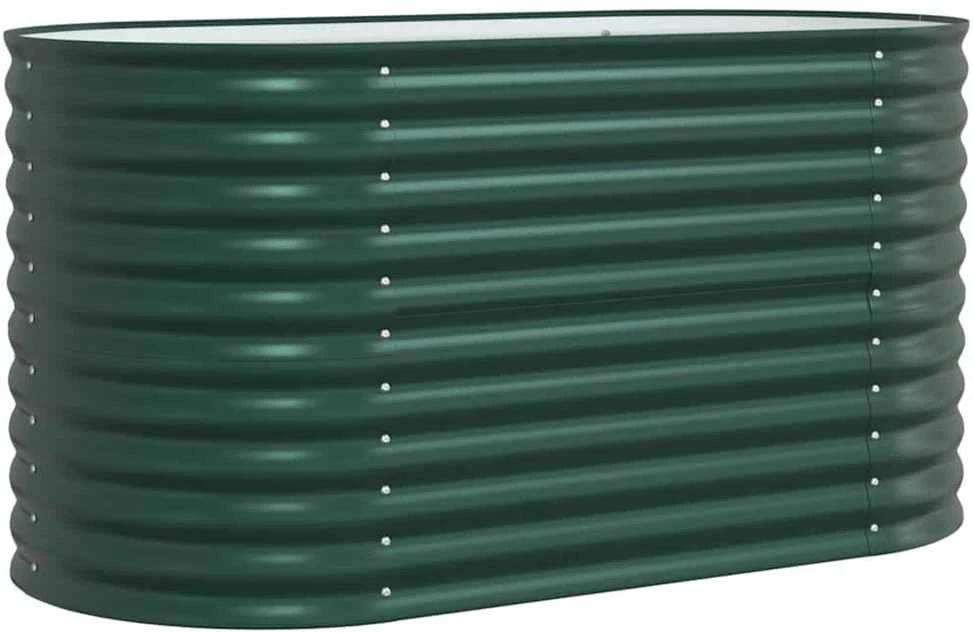 Pakelta lova Žalia 160 x 80 x 81 cm Plienas