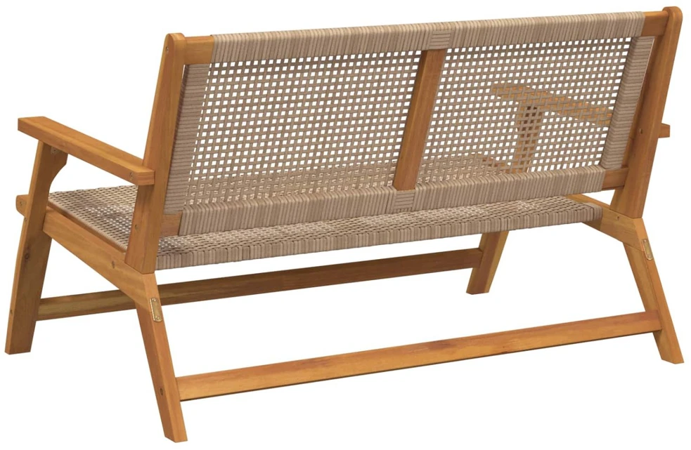 Sodo baldai Smėlio 122 x 78 x 73 cm Kietos akacijos mediena
