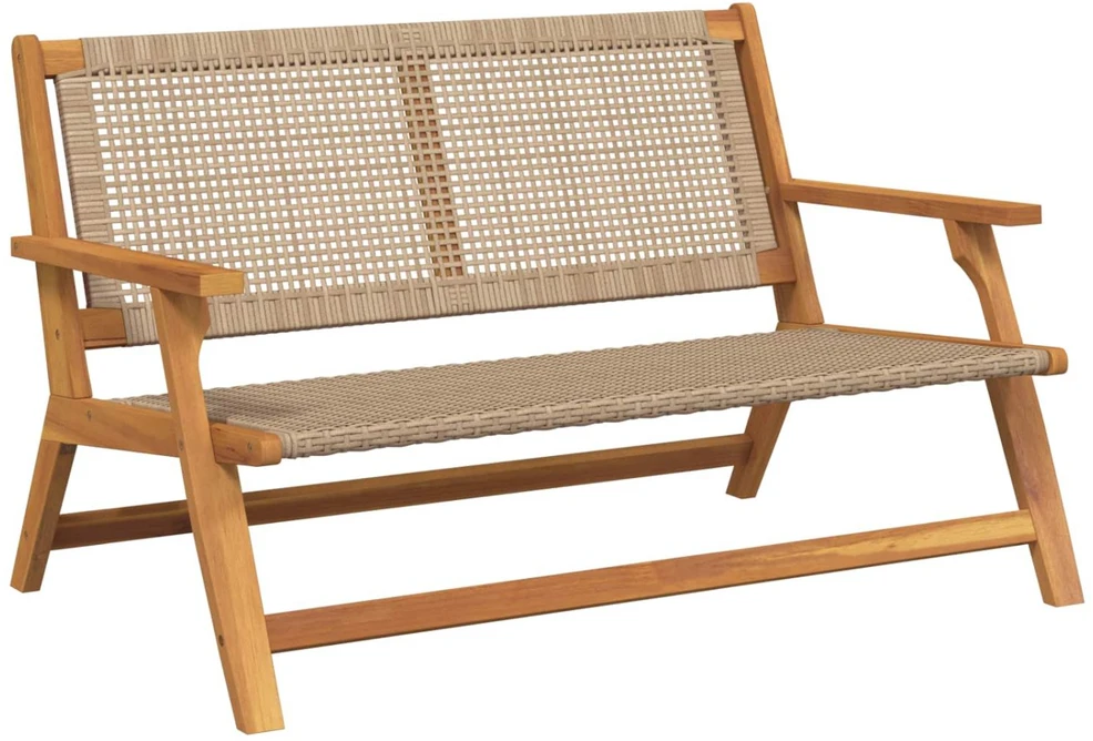 Sodo baldai Smėlio 122 x 78 x 73 cm Kietos akacijos mediena