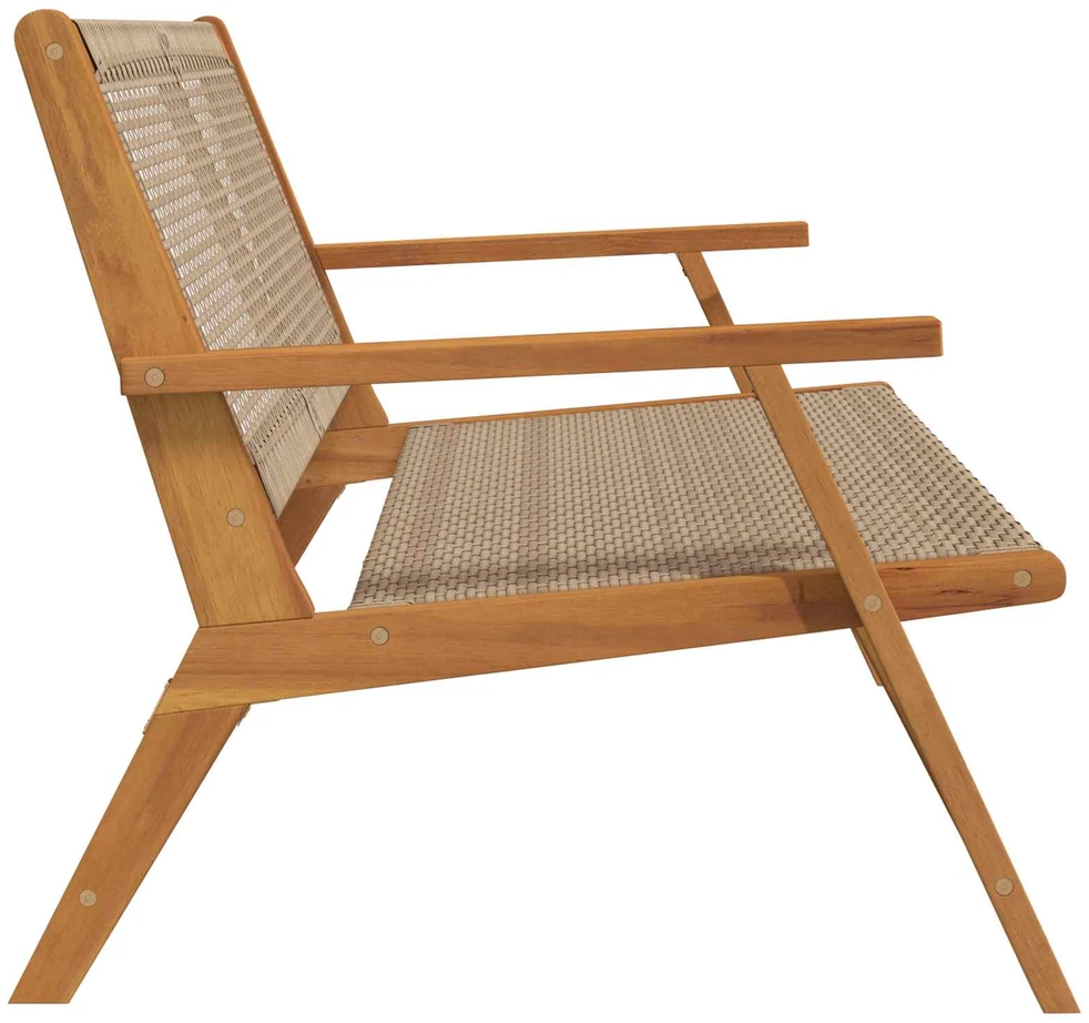 Sodo baldai Smėlio 122 x 78 x 73 cm Kietos akacijos mediena