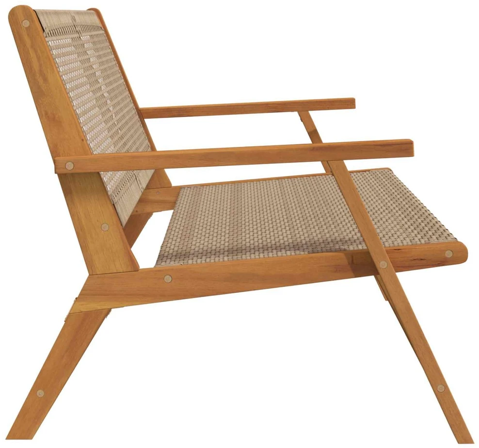 Sodo baldai Smėlio 122 x 78 x 73 cm Kietos akacijos mediena