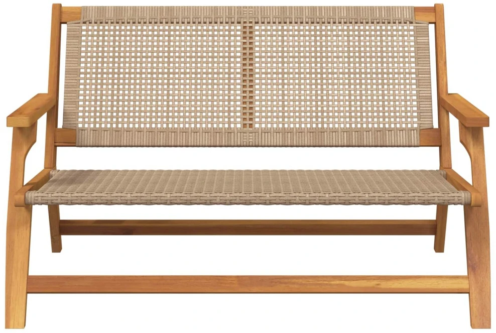 Sodo baldai Smėlio 122 x 78 x 73 cm Kietos akacijos mediena