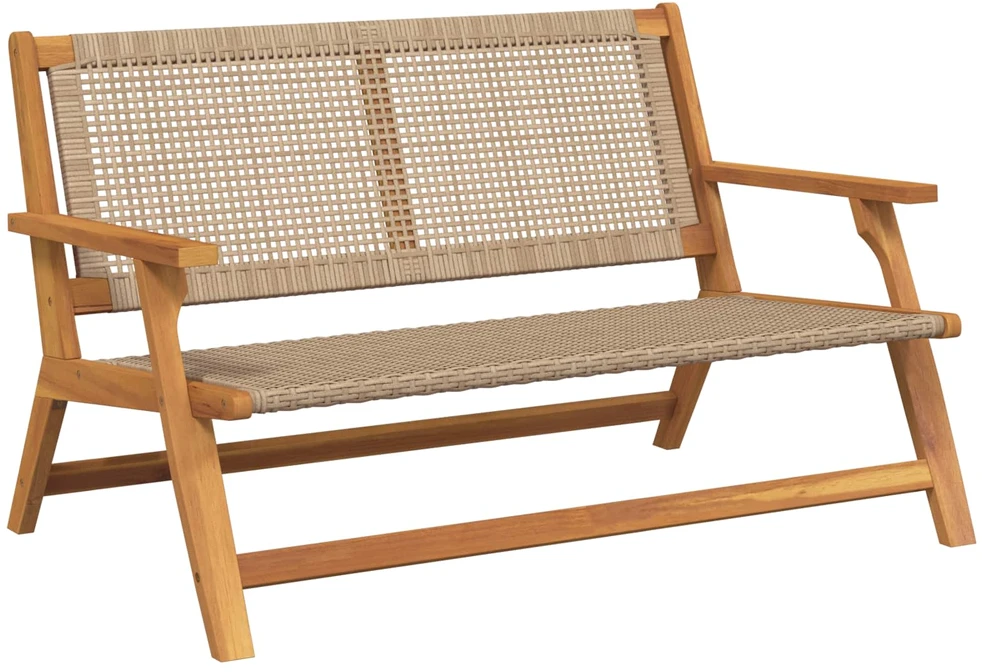 Sodo baldai Smėlio 122 x 78 x 73 cm Kietos akacijos mediena